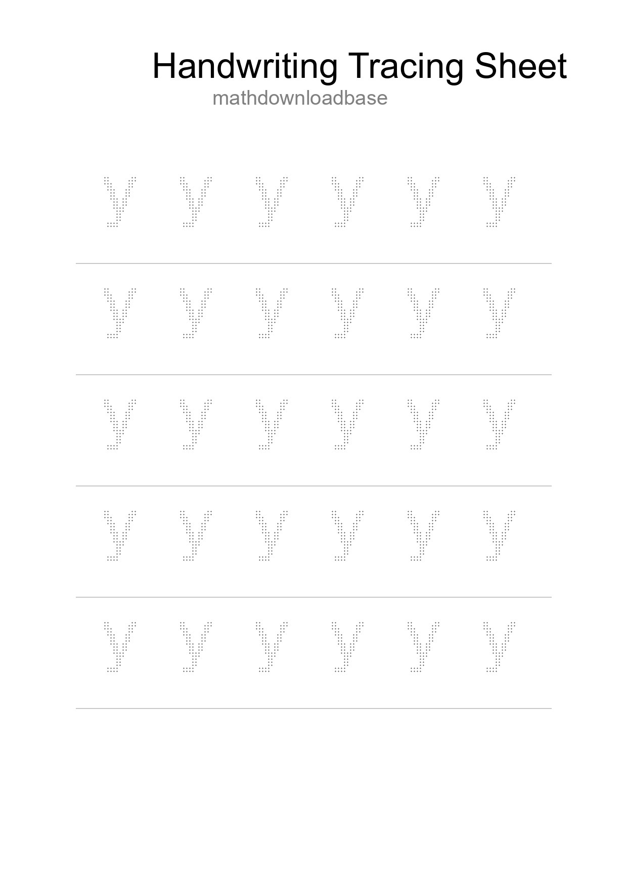 Printable Tracing Worksheet For Kids - Part 76